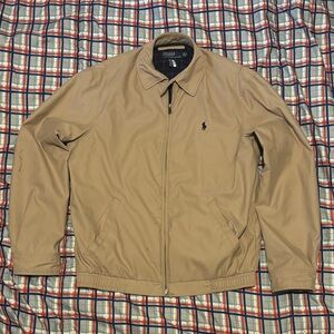 Polo by Ralph Lauren Tan Zip-Front Lightweight Jacket